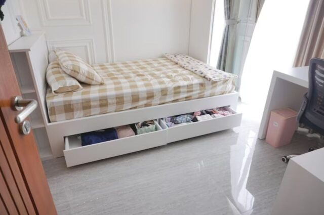 Clever Furniture Selection bed with storage drawers